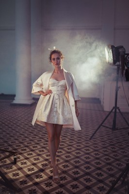 Chezara with jacket
